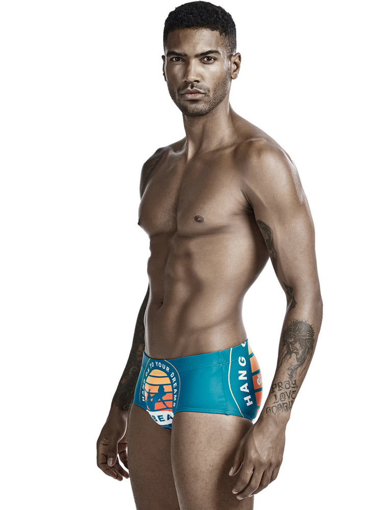 Men's Trendy Lightweight Seamless Comfort Odor-Control Swim Trunks | dmunderwear detail image 19