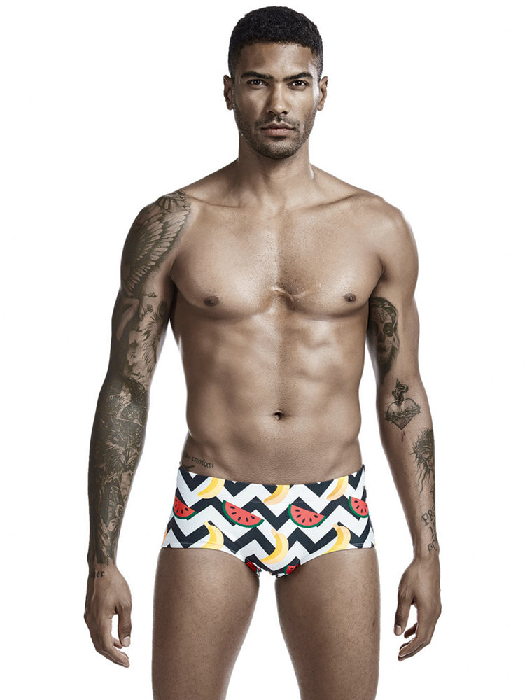 Men's Trendy Lightweight Seamless Comfort Odor-Control Swim Trunks | dmunderwear detail image 3