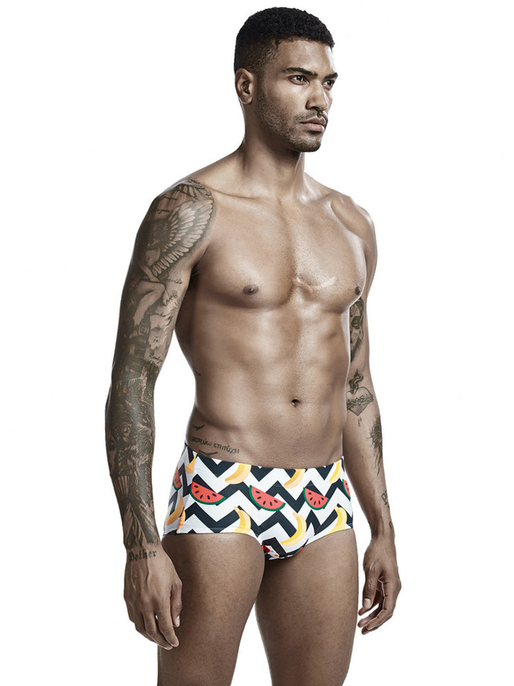 Men's Trendy Lightweight Seamless Comfort Odor-Control Swim Trunks | dmunderwear detail image 4