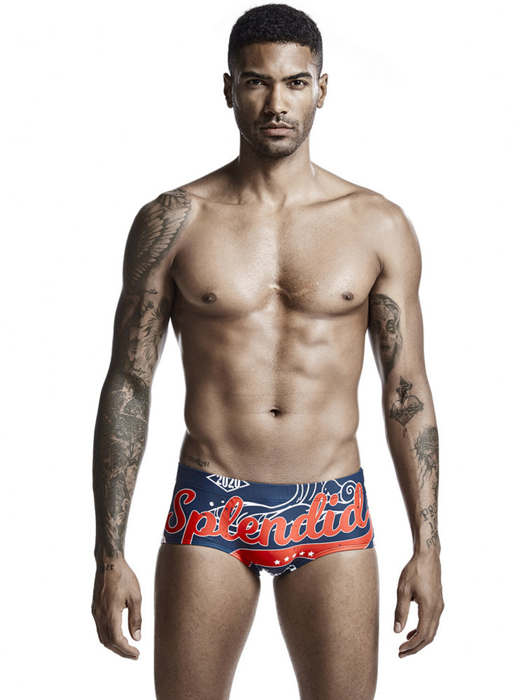 Men's Trendy Lightweight Seamless Comfort Odor-Control Swim Trunks | dmunderwear detail image 9