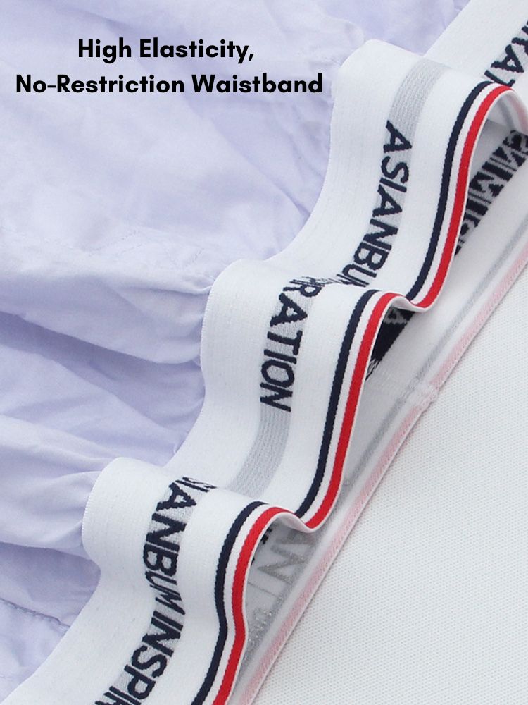 Men's Trendy Mid-Rise Breathable Lined Simple Home & Casual Boxers | dmunderwear detail image 5