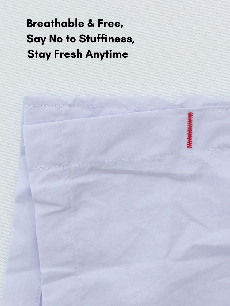Men's Trendy Mid-Rise Breathable Lined Simple Home & Casual Boxers | dmunderwear detail image 9