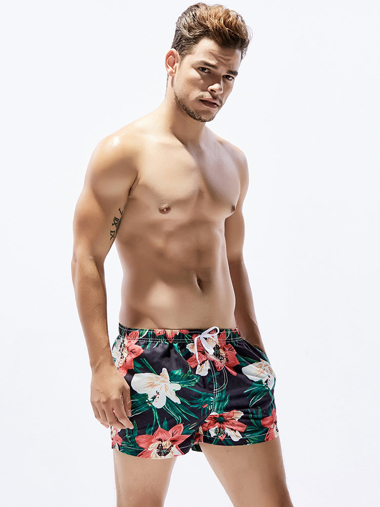 Men's Trendy Printed Sporty Cut Odor-Control Cooling Board Shorts | dmunderwear detail image 19