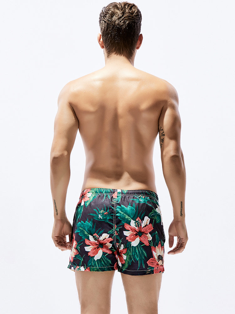 Men's Trendy Printed Sporty Cut Odor-Control Cooling Board Shorts | dmunderwear detail image 20