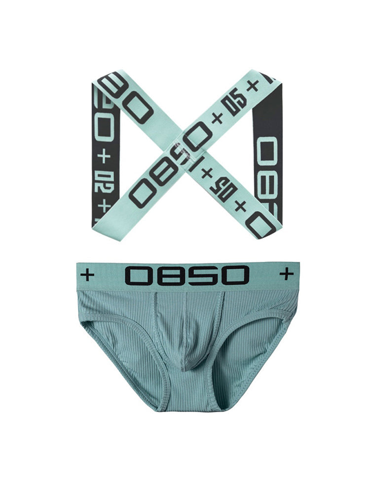 Men's Ultra-Soft Cotton Supportive Fit Activewear Shoulder Strap & Underwear | dmunderwear detail image 11
