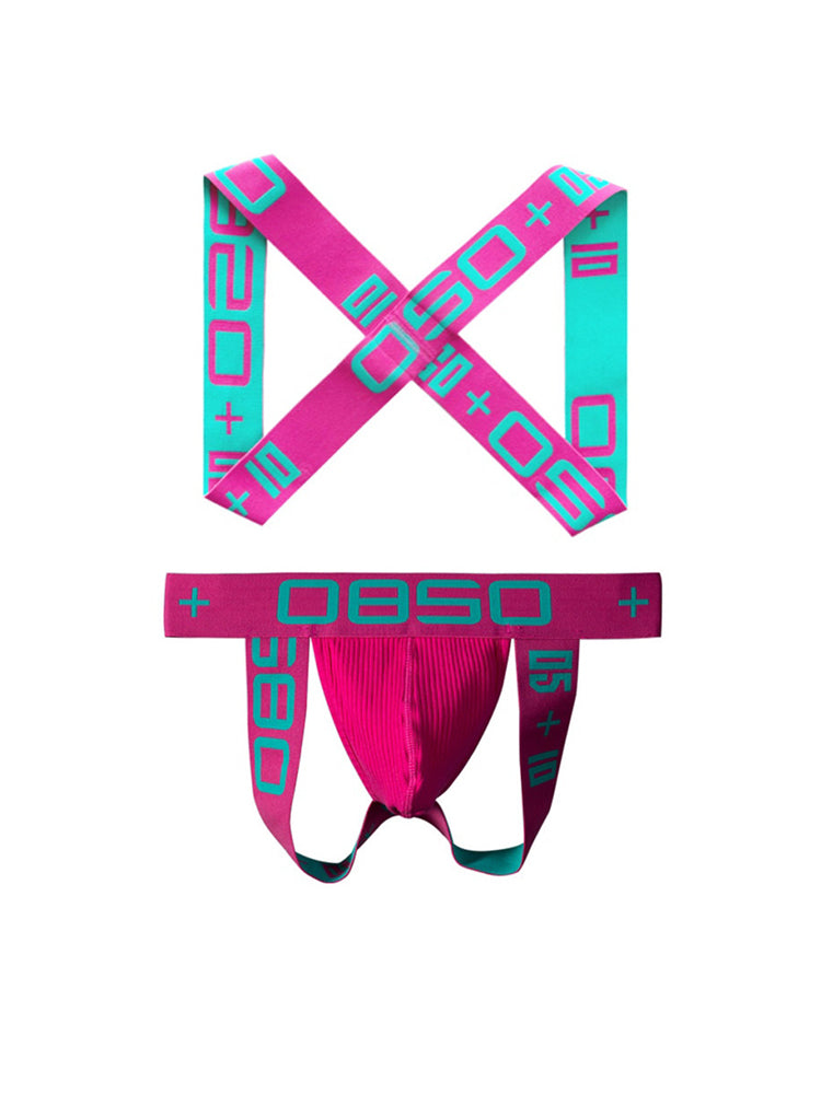 Men's Ultra-Soft Cotton Supportive Fit Activewear Shoulder Strap & Underwear | dmunderwear detail image 13