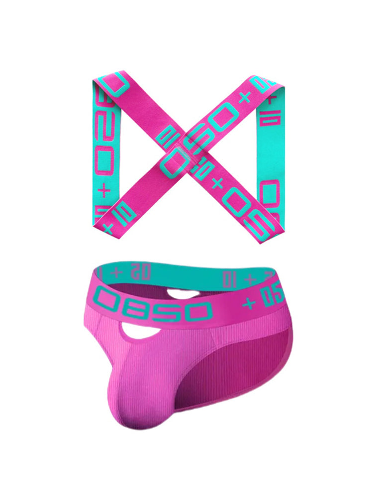 Men's Ultra-Soft Cotton Supportive Fit Activewear Shoulder Strap & Underwear | dmunderwear detail image 17
