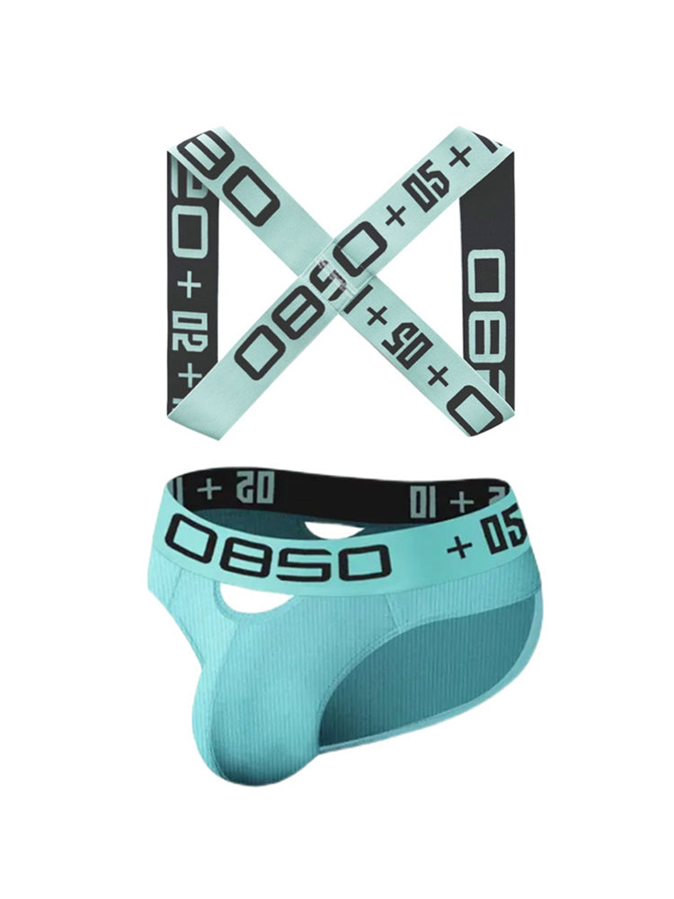 Men's Ultra-Soft Cotton Supportive Fit Activewear Shoulder Strap & Underwear | dmunderwear detail image 19