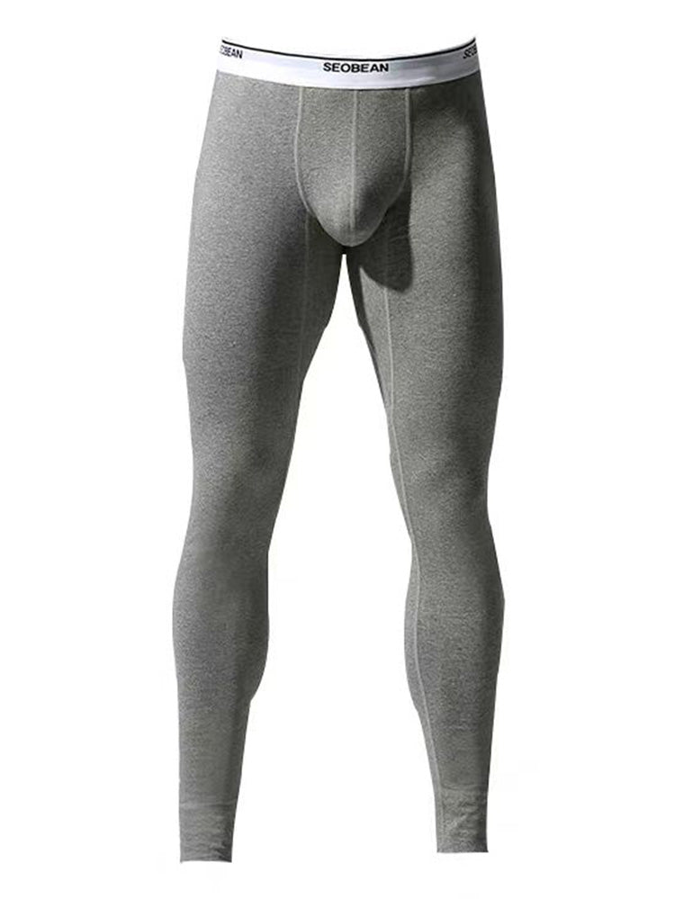 Men's Ultra-Soft Cotton Tag-Free Second-Skin Warm-Touch Cozy Thermal Bottoms | dmunderwear