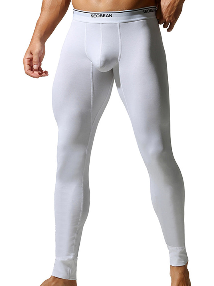 Men's Ultra-Soft Cotton Tag-Free Second-Skin Warm-Touch Cozy Thermal Bottoms | dmunderwear detail image 10