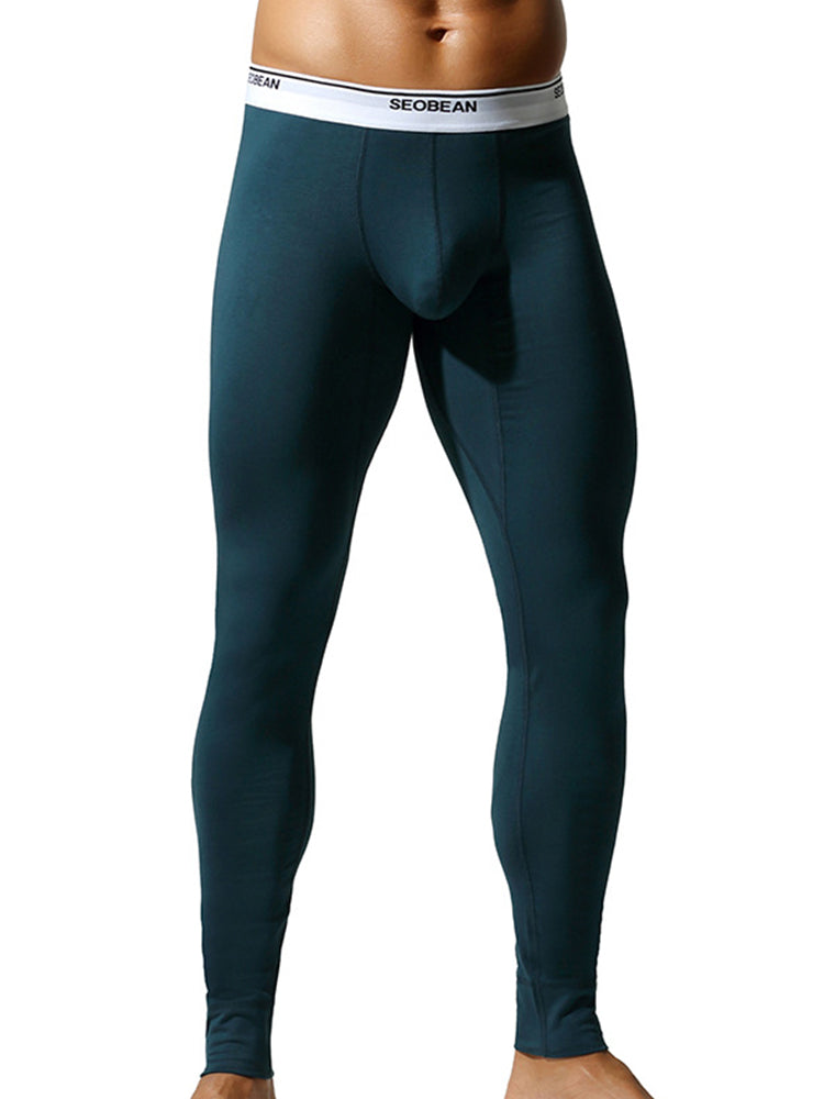 Men's Ultra-Soft Cotton Tag-Free Second-Skin Warm-Touch Cozy Thermal Bottoms | dmunderwear detail image 13