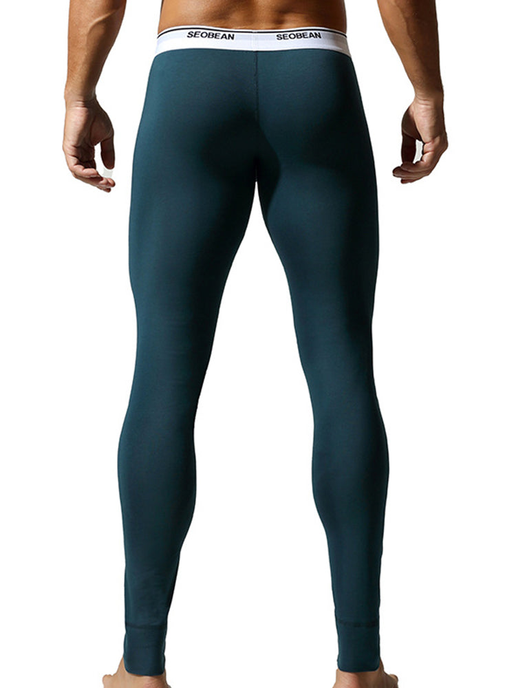 Men's Ultra-Soft Cotton Tag-Free Second-Skin Warm-Touch Cozy Thermal Bottoms | dmunderwear detail image 16