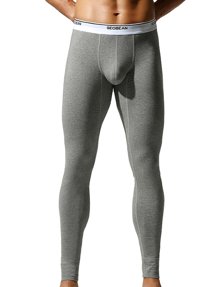 Men's Ultra-Soft Cotton Tag-Free Second-Skin Warm-Touch Cozy Thermal Bottoms | dmunderwear detail image 17