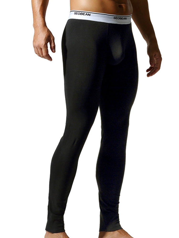 Men's Ultra-Soft Cotton Tag-Free Second-Skin Warm-Touch Cozy Thermal Bottoms | dmunderwear detail image 18