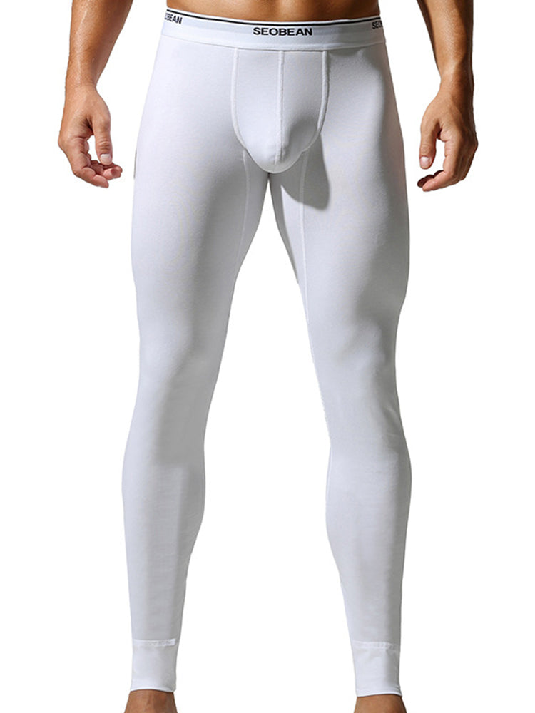 Men's Ultra-Soft Cotton Tag-Free Second-Skin Warm-Touch Cozy Thermal Bottoms | dmunderwear detail image 2
