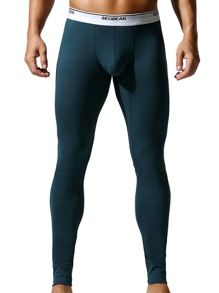 Men's Ultra-Soft Cotton Tag-Free Second-Skin Warm-Touch Cozy Thermal Bottoms | dmunderwear detail image 7