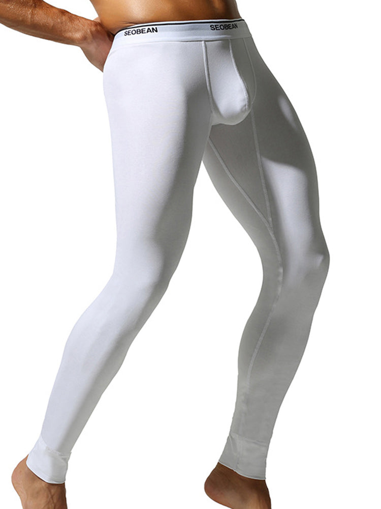 Men's Ultra-Soft Cotton Tag-Free Second-Skin Warm-Touch Cozy Thermal Bottoms | dmunderwear detail image 8