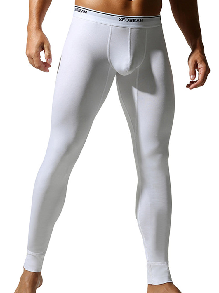 Men's Ultra-Soft Cotton Tag-Free Second-Skin Warm-Touch Cozy Thermal Bottoms | dmunderwear detail image 9