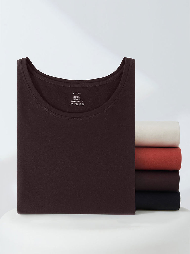 Men's Ultra-Soft Modal Second-Skin Warm-Touch Solid Color Cozy Thermal Sets | dmunderwear detail image 10