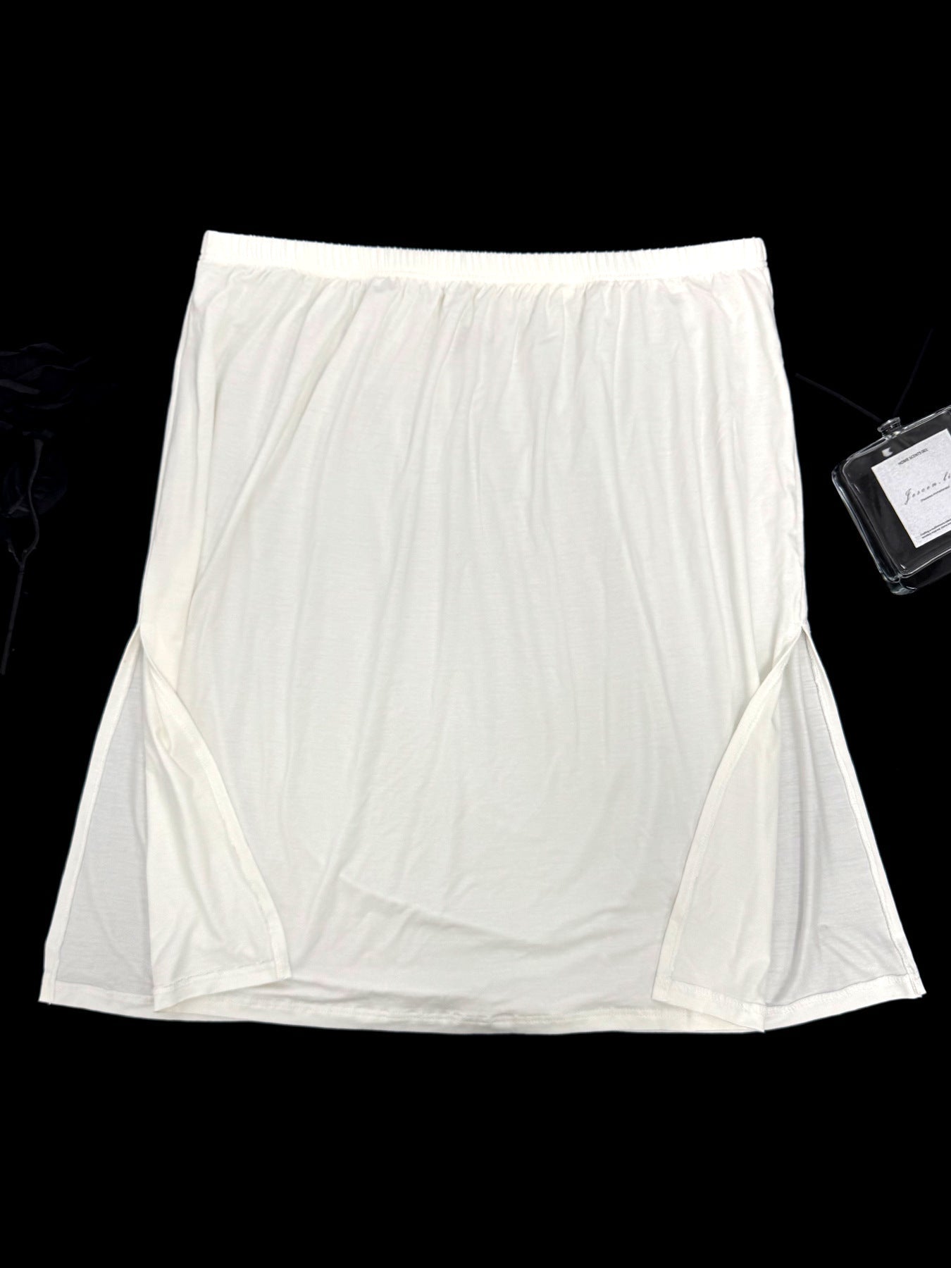 Men's Soft Modal Split-Side Relaxed Sleep Dress | dmunderwear detail image 11