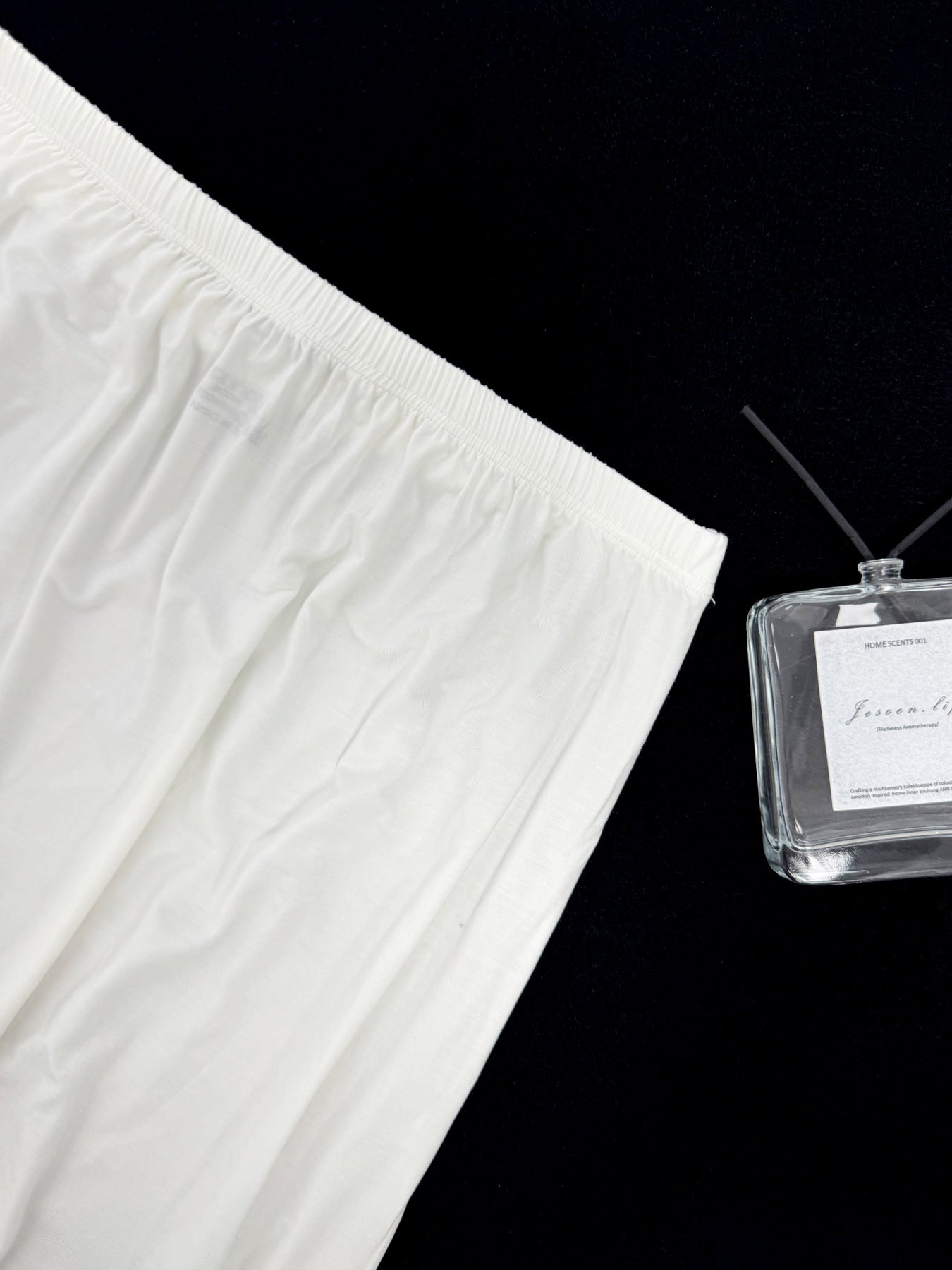 Men's Soft Modal Split-Side Relaxed Sleep Dress | dmunderwear detail image 12