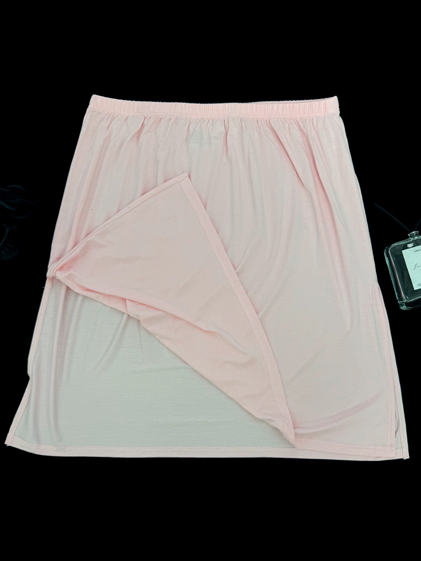 Men's Soft Modal Split-Side Relaxed Sleep Dress | dmunderwear detail image 13