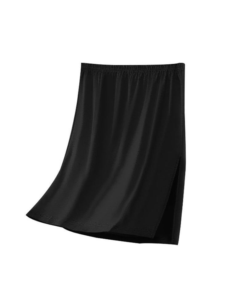 Men's Soft Modal Split-Side Relaxed Sleep Dress | dmunderwear detail image 14