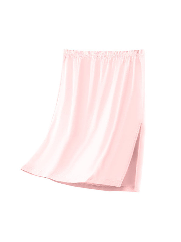 Men's Soft Modal Split-Side Relaxed Sleep Dress | dmunderwear detail image 8