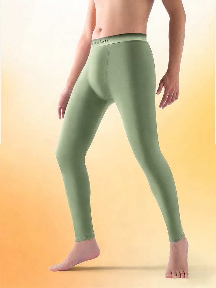 Men's Ultra-Soft Modal Sleep-Ready Essential Stretchy Thermal Bottoms | dmunderwear