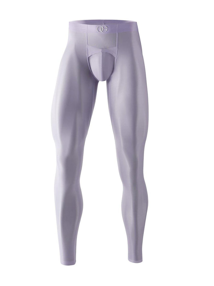 Men's Ultra-Thin Plastic Seamless Sexy Sports Tights | dmunderwear detail image 4