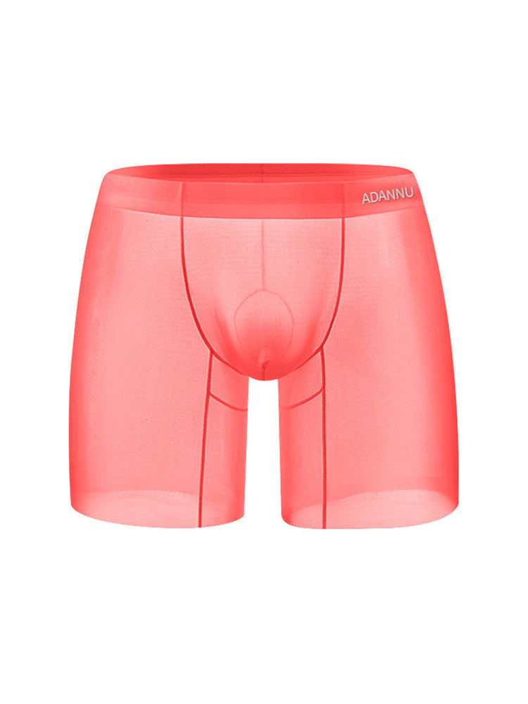 Men's Ultra-Thin Quick-Dry Sheer Boxer Briefs | dmunderwear detail image 13