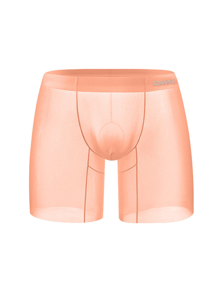Men's Ultra-Thin Quick-Dry Sheer Boxer Briefs | dmunderwear detail image 7