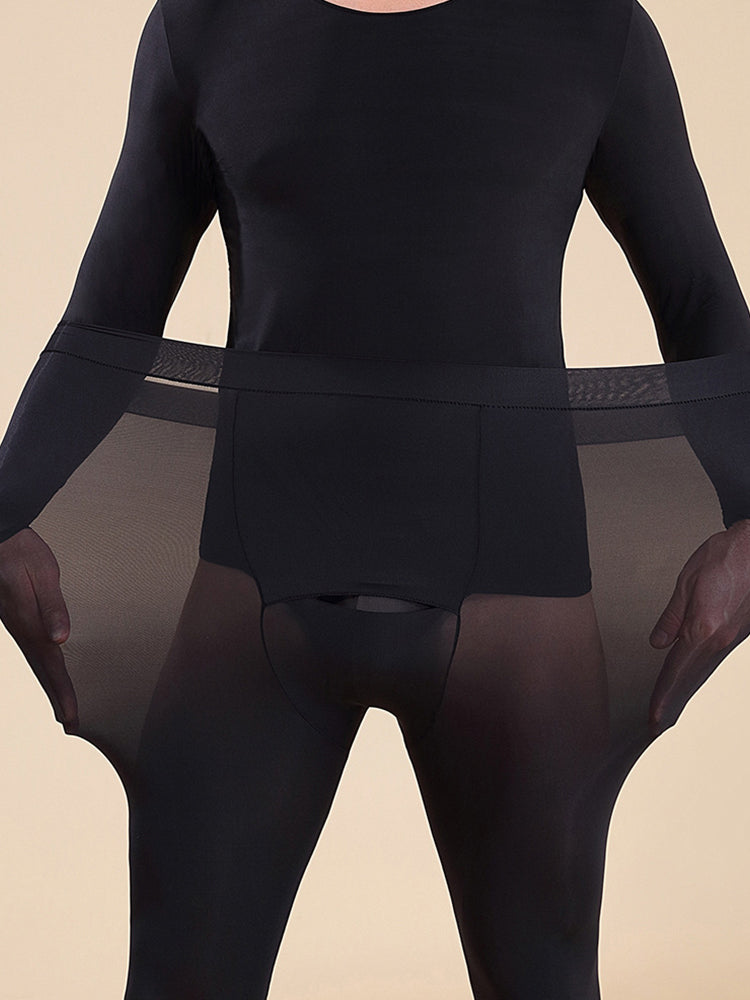 Men's Ultra-thin Seamless Thermal Pants | dmunderwear detail image 12