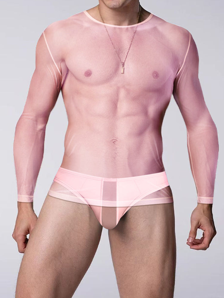 Men's Ultra-Thin Shape-Retaining Movement-Friendly Chafe-Free Design Activewear Sets | dmunderwear detail image 11