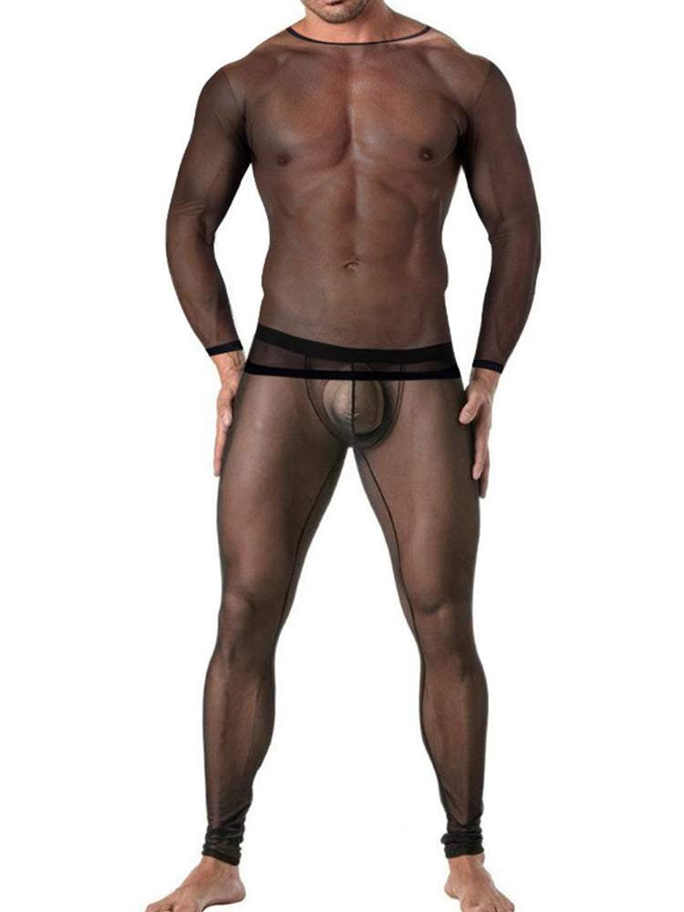 Men's Ultra-Thin Shape-Retaining Movement-Friendly Chafe-Free Design Activewear Sets | dmunderwear detail image 2