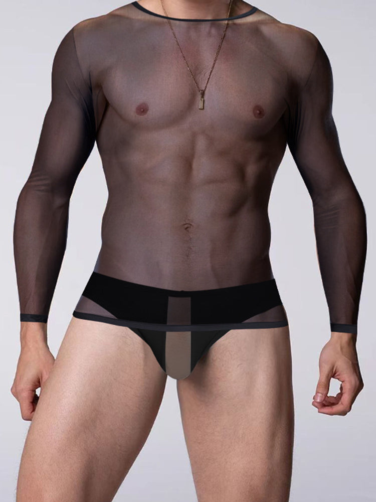 Men's Ultra-Thin Shape-Retaining Movement-Friendly Chafe-Free Design Activewear Sets | dmunderwear detail image 9