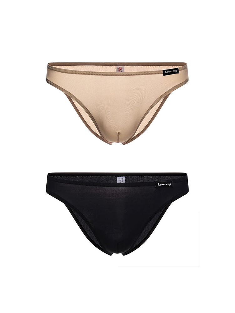 2 Pack Men's Breathable Ultra-thin Bikini | dmunderwear detail image 17