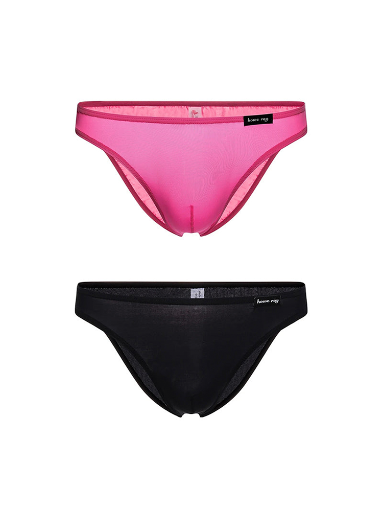 2 Pack Men's Breathable Ultra-thin Bikini | dmunderwear detail image 18