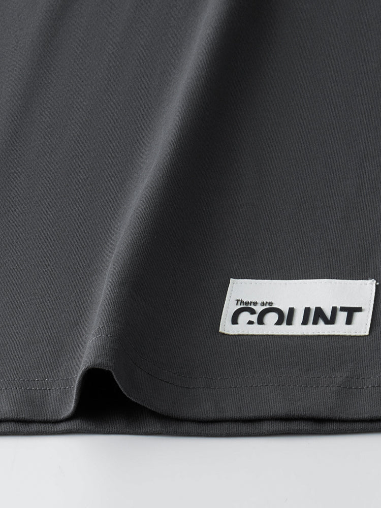 Men's Vintage Soft Pure Cotton Long Sleeve Oversized Relaxed-Fit Loungewear Tops | dmunderwear detail image 10