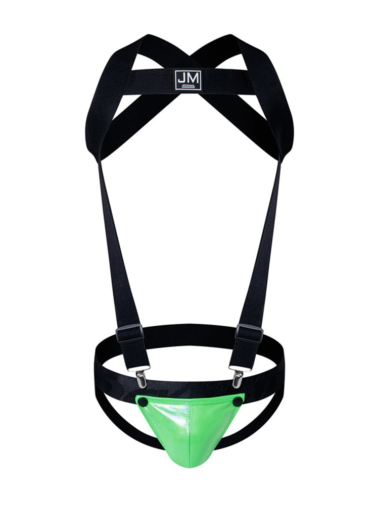 Men's Workout Ready Adjustable Cooling Touch Ultra-Light Shoulder Strap & Jockstrap | dmunderwear