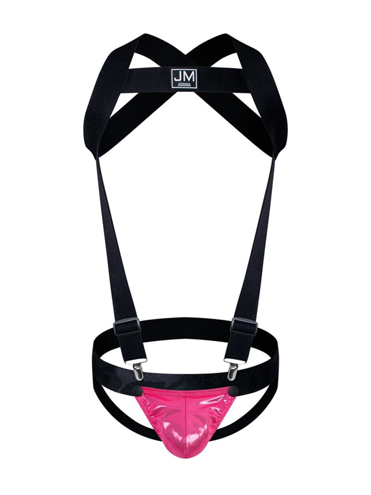 Men's Workout Ready Adjustable Cooling Touch Ultra-Light Shoulder Strap & Jockstrap | dmunderwear detail image 10