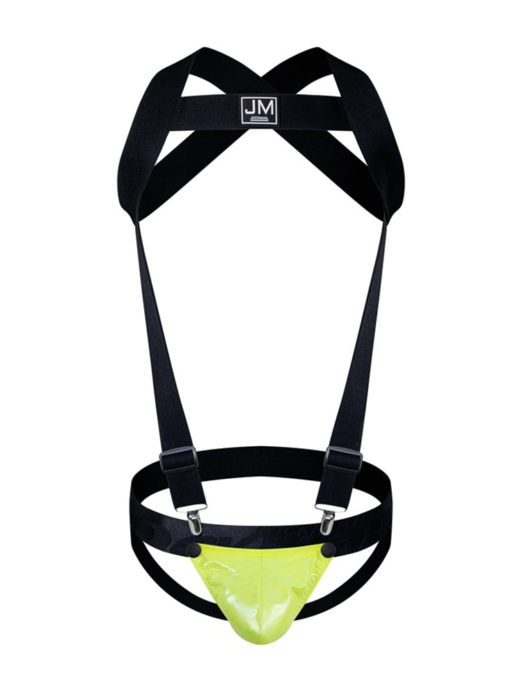 Men's Workout Ready Adjustable Cooling Touch Ultra-Light Shoulder Strap & Jockstrap | dmunderwear detail image 14