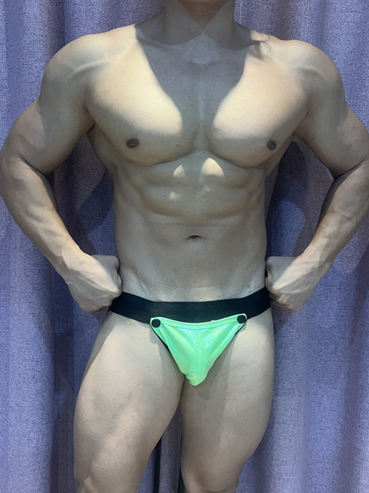Men's Workout Ready Adjustable Cooling Touch Ultra-Light Shoulder Strap & Jockstrap | dmunderwear detail image 3