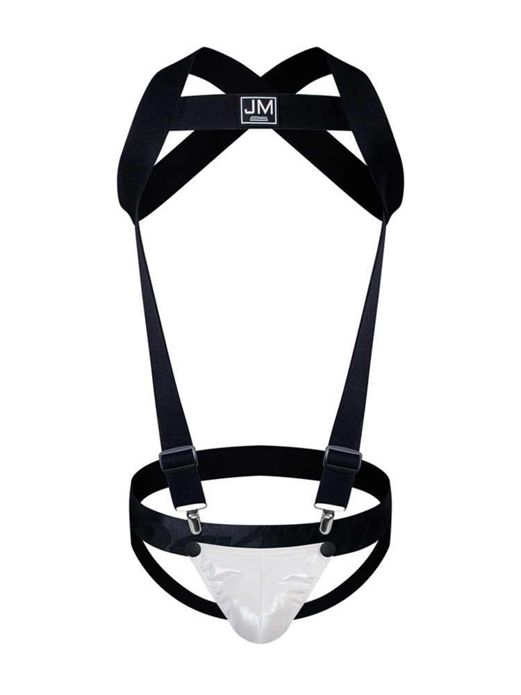 Men's Workout Ready Adjustable Cooling Touch Ultra-Light Shoulder Strap & Jockstrap | dmunderwear detail image 6