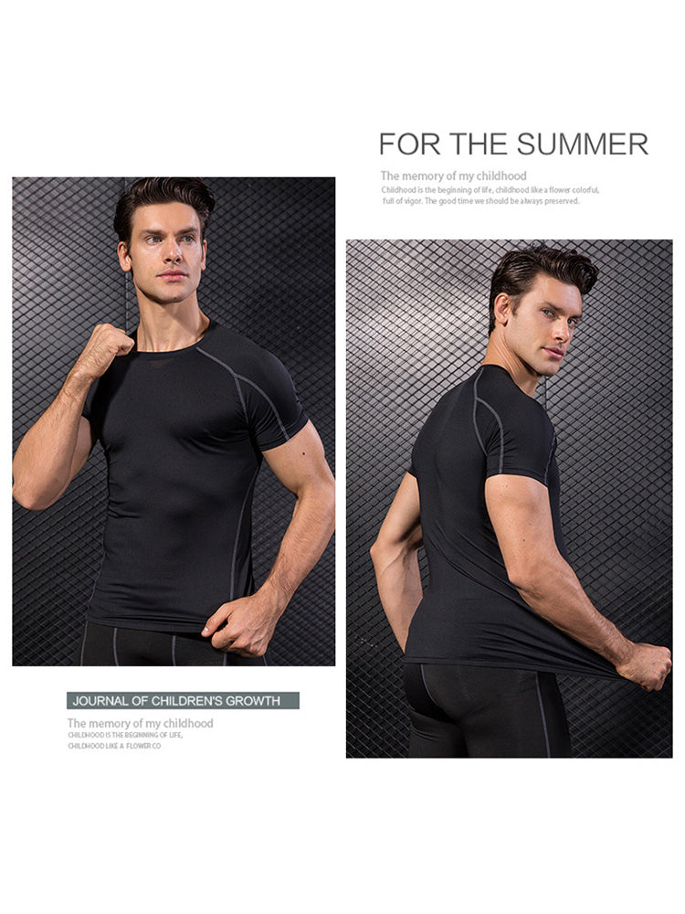 Men's Workout Ready Stretch Fit Tagless & Seamless Sporty Cut Activewear Tops & Tights | dmunderwear detail image 19