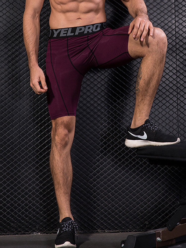 Men's Workout Ready Stretch Fit Tagless & Seamless Sporty Cut Activewear Tops & Tights | dmunderwear detail image 3