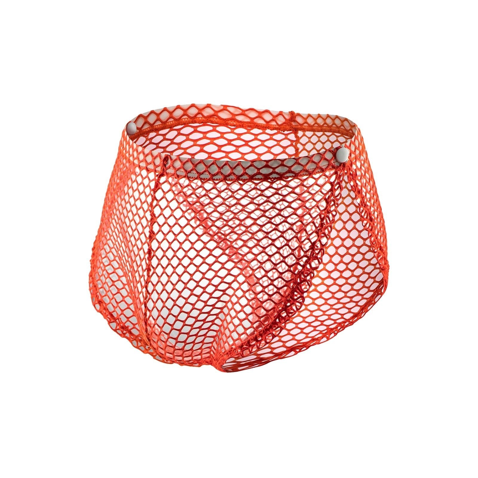 ORVLS Mesh Clipper Fishnet Briefs | dmunderwear detail image 10
