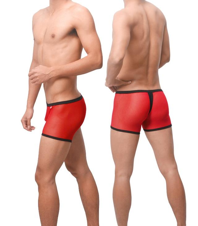 Mesh Faux Thong Boxer Briefs | dmunderwear