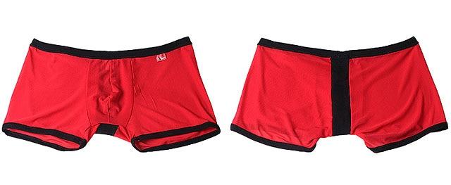 Mesh Faux Thong Boxer Briefs | dmunderwear detail image 7