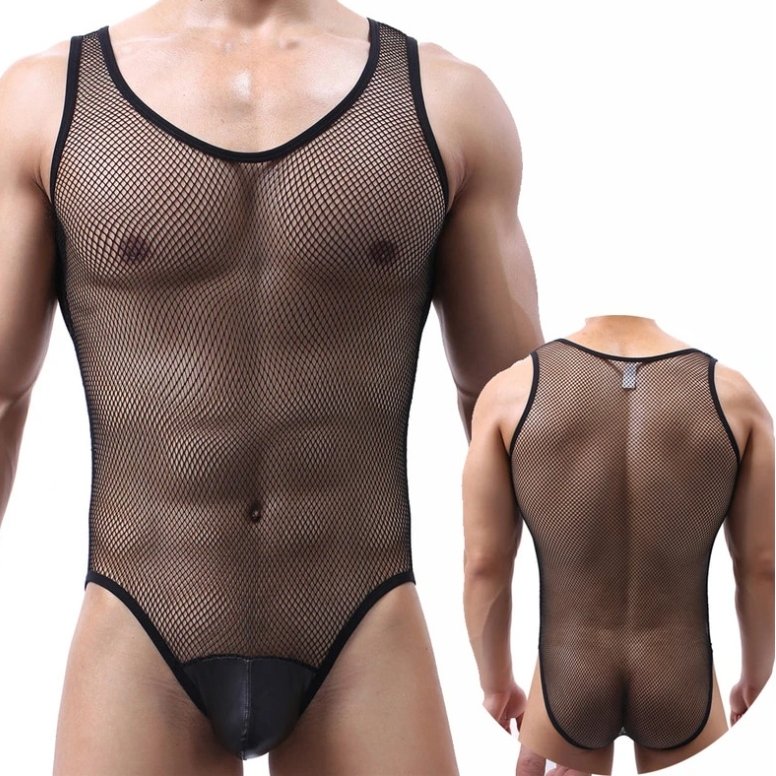 ORVLS Mesh Full Bodysuit | dmunderwear detail image 3